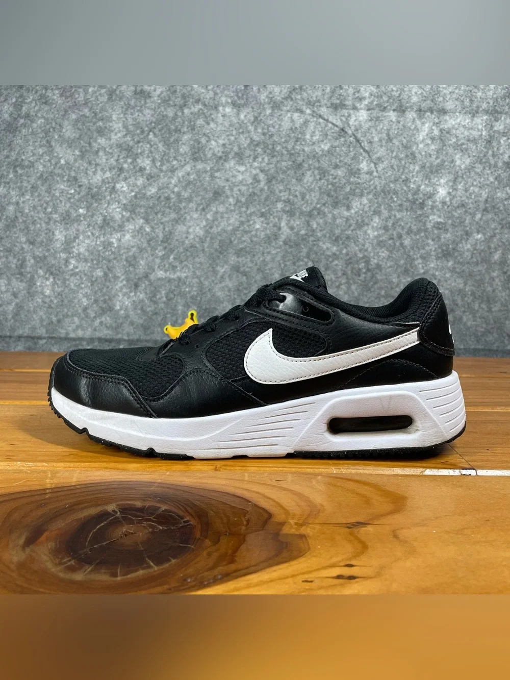 Nike Air Max SC Mens Size 8 Black White Low Top Running Walking Shoes CW4555-002